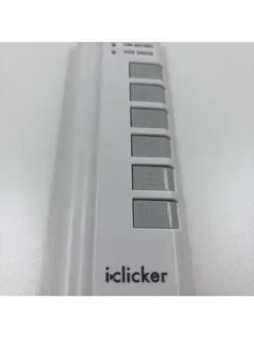 I Clicker Remote Iclicker | Other | Iclicker St Editiongeneration Student Remote Control ...